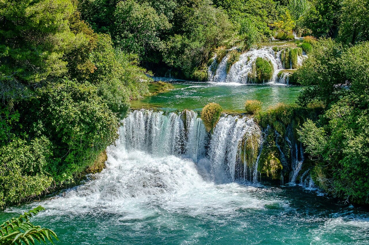The Skradinski buk waterfalls in Krka National Park